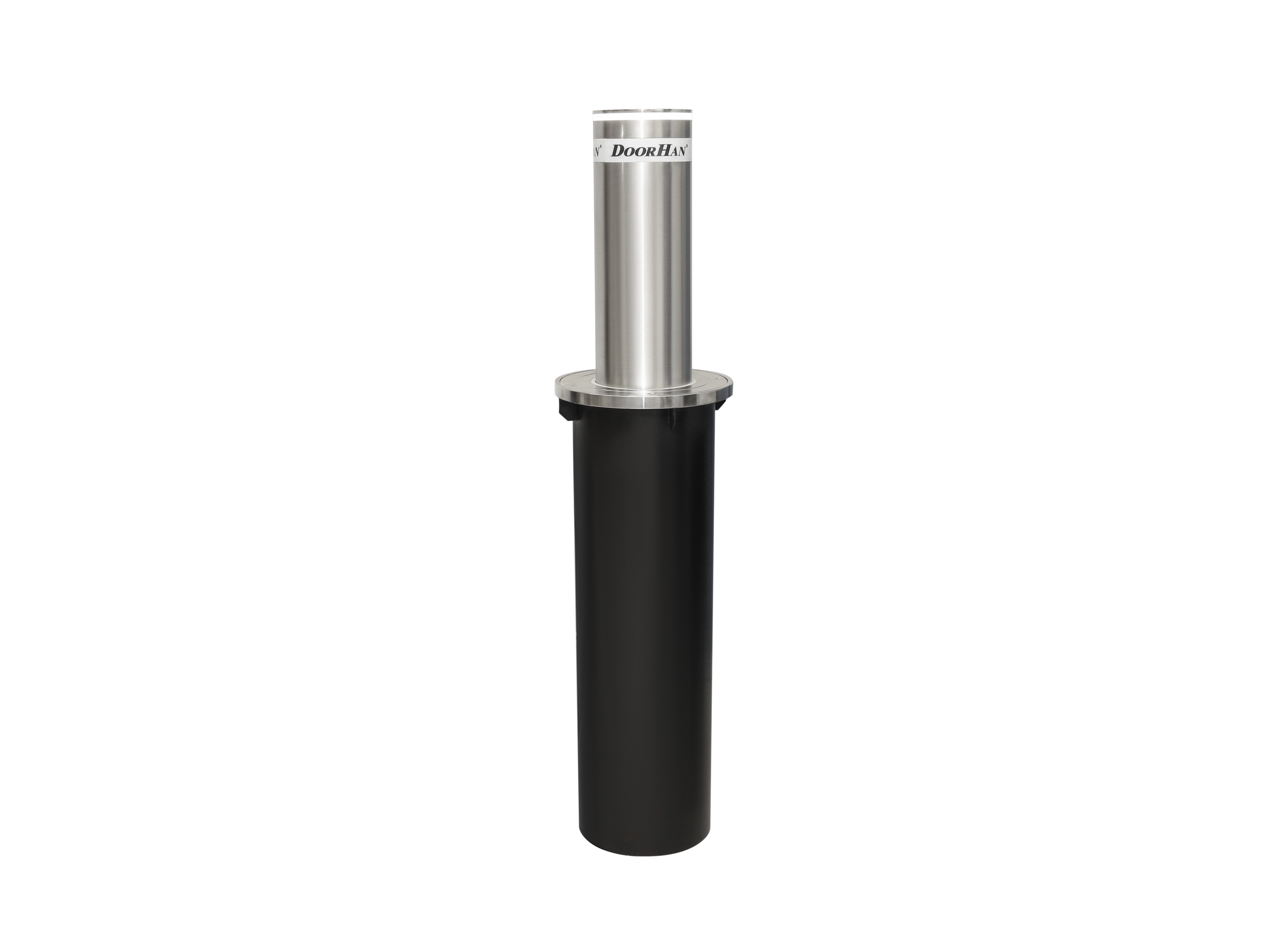 Боллард гидравлический Bollard-HB220 со встроенной светодиодной подсветкой.